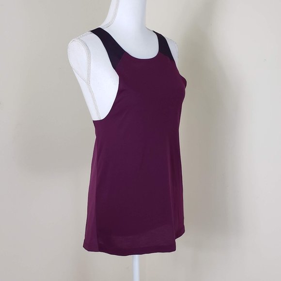 Nike Dri-Fit Mesh Racerback Tank Top Purple Sz.XS - Picture 2 of 10